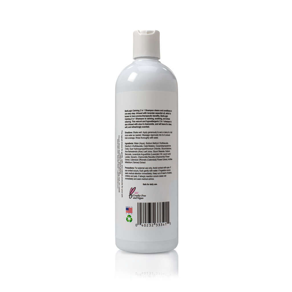 BarkLogic Calming 2 in 1 Shampoo Lavender_back