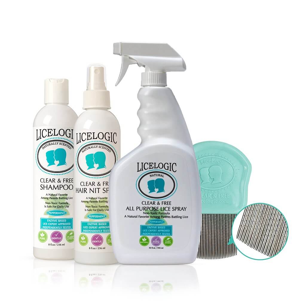 LiceLogic Clear & Free Lice Eliminator Kit Get The Full Treatment!